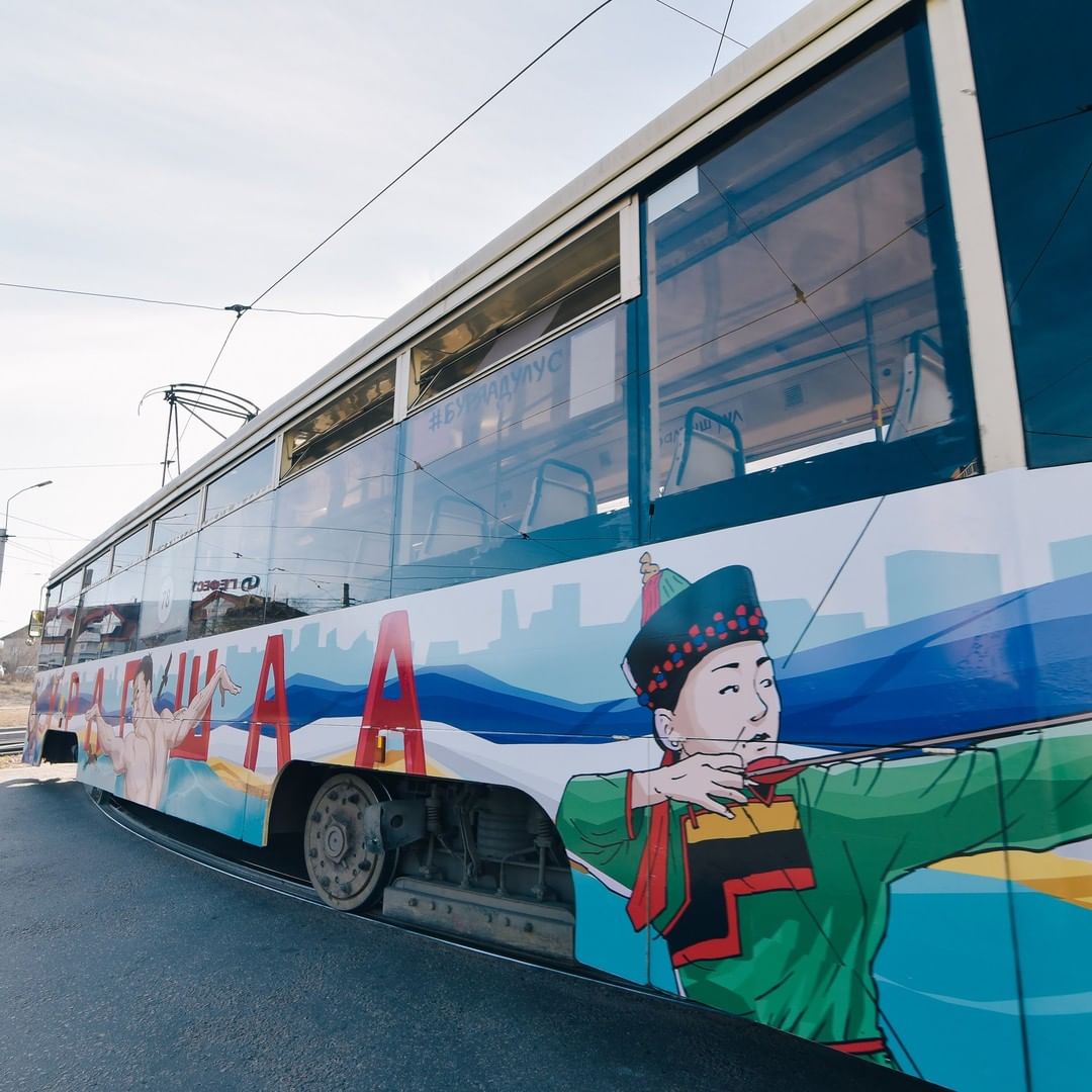 Фото В Улан-Удэ запустили трамвай «Урагшаа» (ФОТО)