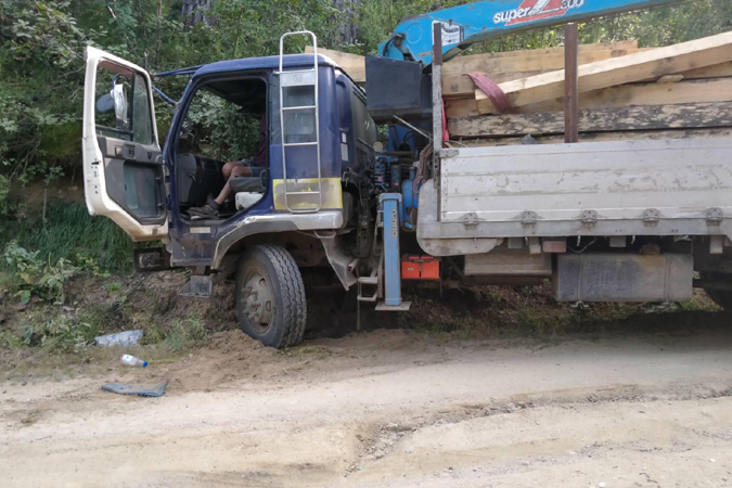 Фото В Бурятии в ДТП погиб пассажир грузовика