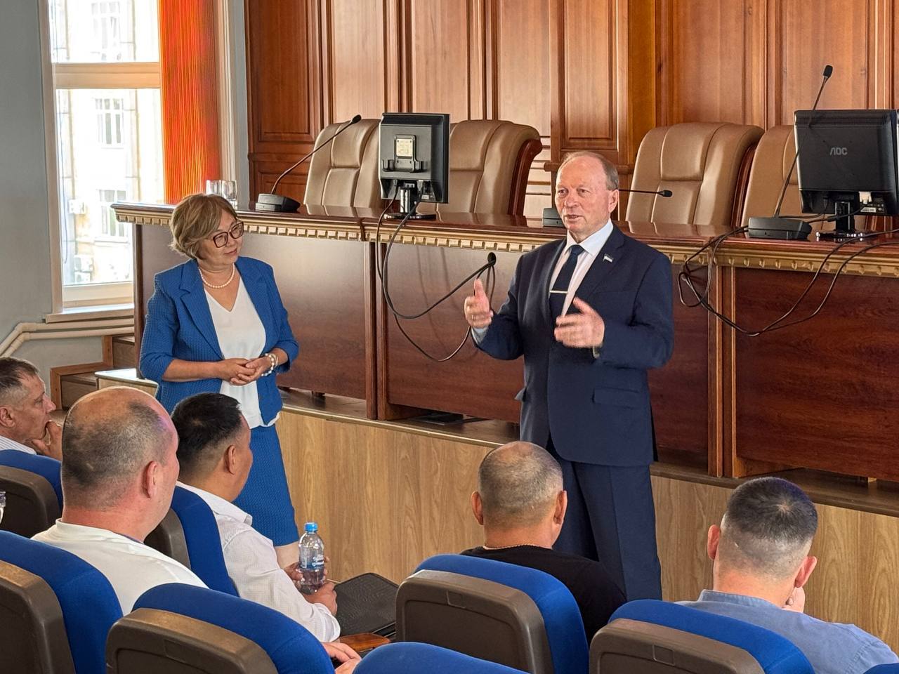 Фото Спикер Народного Хурала приветствовал участников программы «Патриоты Бурятии» 