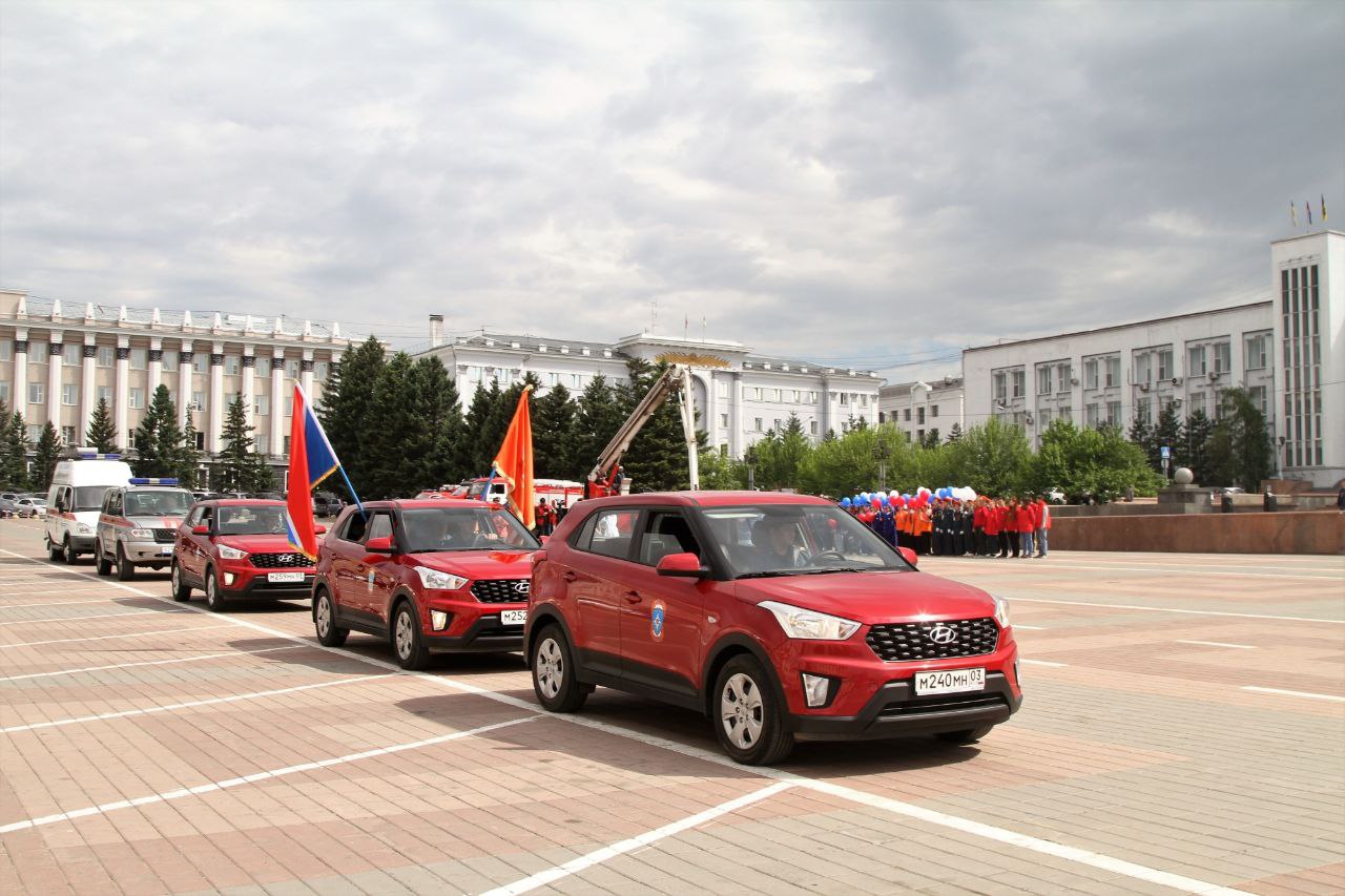 Фото Из Бурятии стартовал автопробег, посвященный 95-летию государственного пожарного надзора России