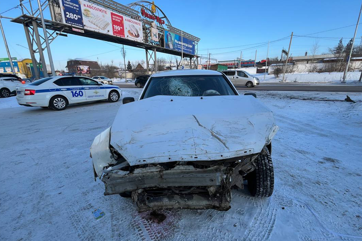 Фото 6 человек пострадали в ДТП в центре Улан-Удэ