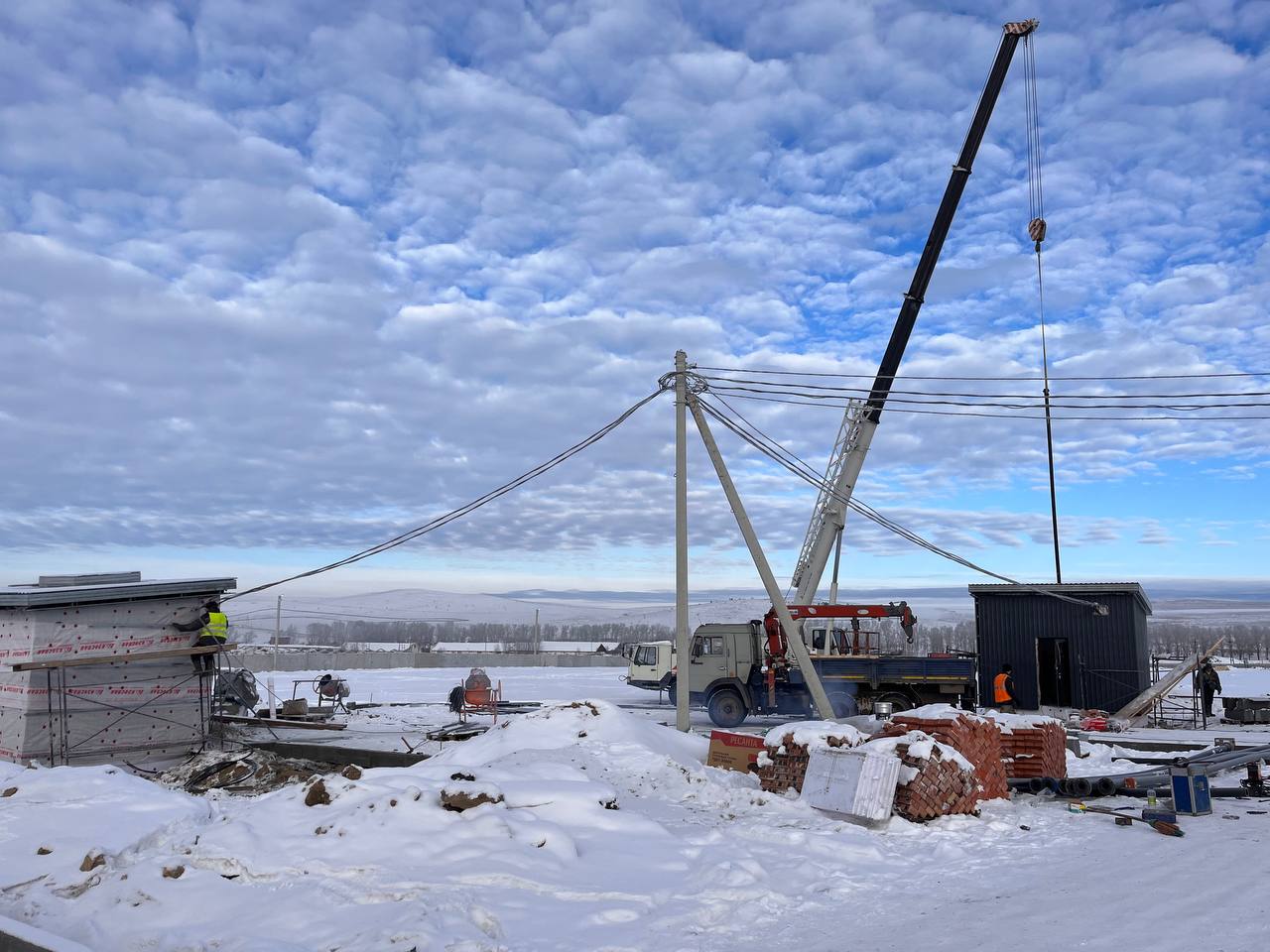 Фото В Бурятии завершается строительство водовода для жителей села Мухоршибирь