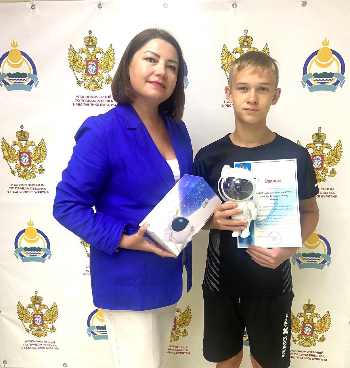 Фото Ученик из Заиграевского района победил в конкурсе от Детского общественного совета при омбудсмене Бурятии 