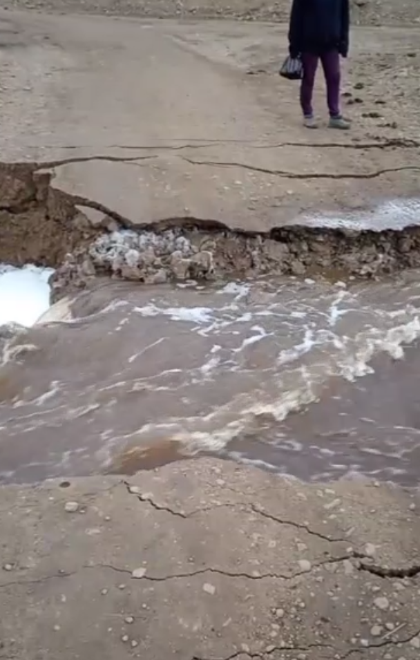 Фото Размытая дорога заблокировала выезд в Мухоршибирском районе Бурятии