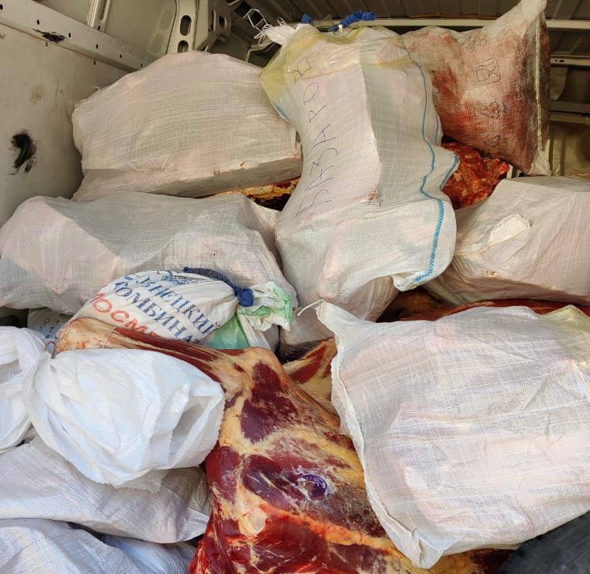Фото Агинский бурятский округ пожертвовал бойцам тысячу килограмм мяса
