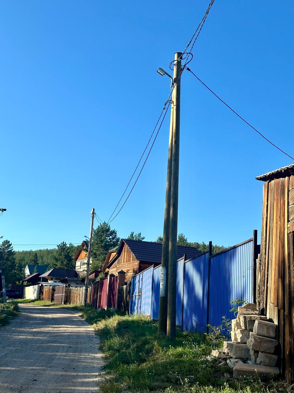 Фото На Верхней Берёзовке в Улан-Удэ обустроили наружное освещение