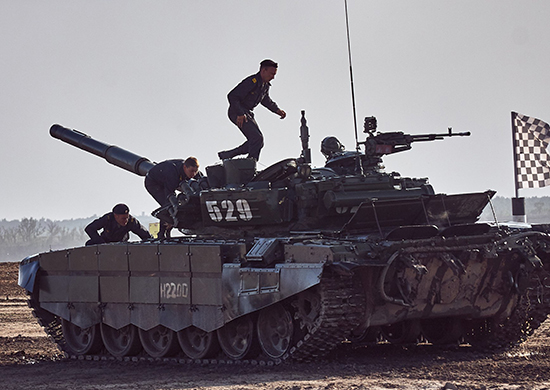 Фото Военнослужащие Бурятии выступят на этапе конкурса «Танковый биатлон-2021»
