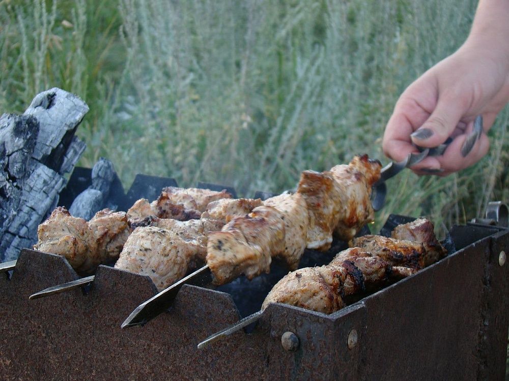 Картинки шашлыка на природе летом