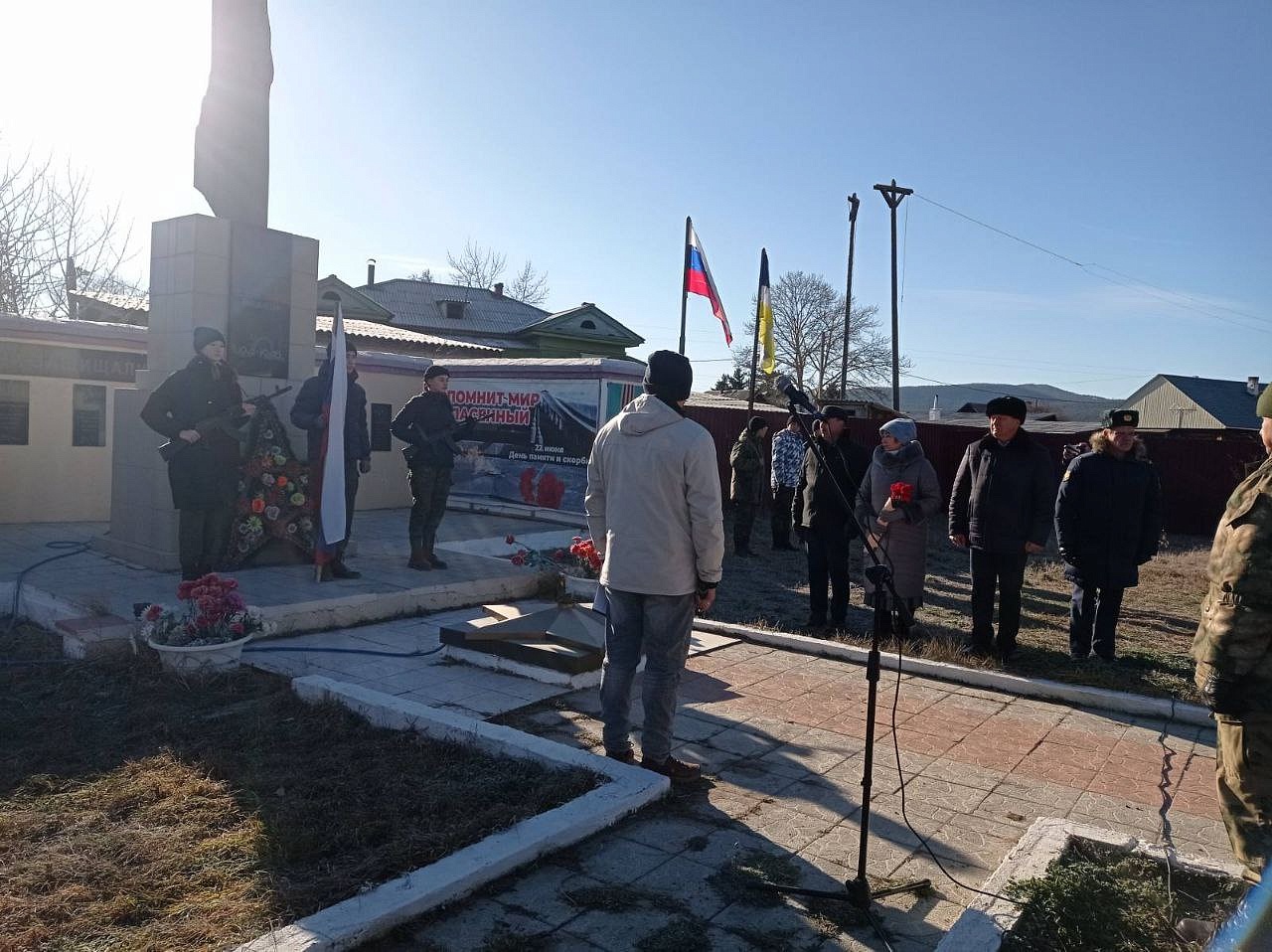 В Бурятии открыли мемориал погибшим участникам СВО - Общество - Новая  Бурятия